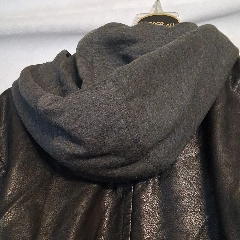 Levi's Black Men's Lined Hooded Jacket Size Xl
